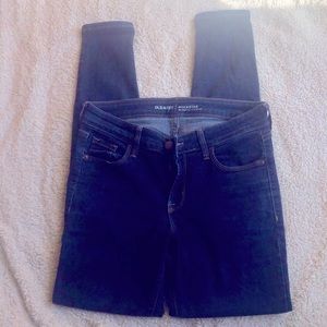 Old navy rockstar dark wash skinny jeans 4 long